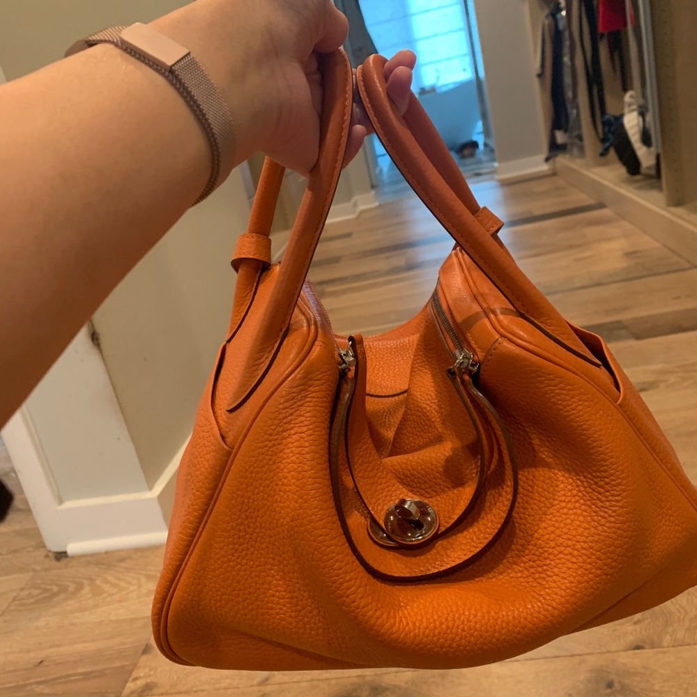 SOLD Hermes Lindy 30 orange - Picture 4 of 8